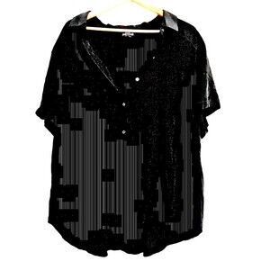 Torrid Womans Top Size 2X‎ Collared Witchy casual office career